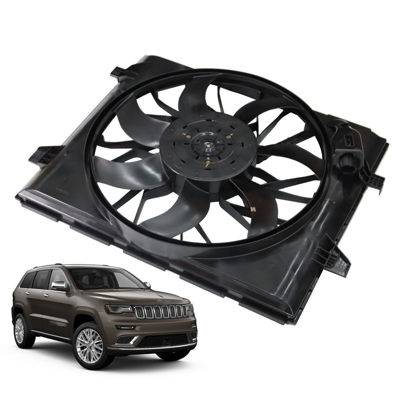 DURAFORCE Radiator Cooling Fan for Dodge Durango & Jeep Grand Cherokee 2014-2020 3.6L/5.7L
