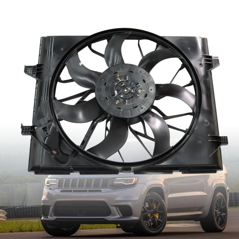 DURAFORCE Radiator Cooling Fan for Dodge Durango & Jeep Grand Cherokee 2014-2020 3.6L/5.7L