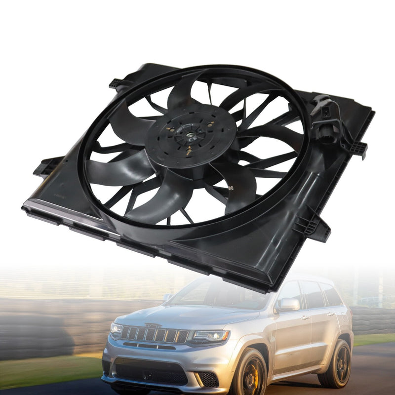 DURAFORCE Radiator Cooling Fan for Dodge Durango & Jeep Grand Cherokee 2014-2020 3.6L/5.7L