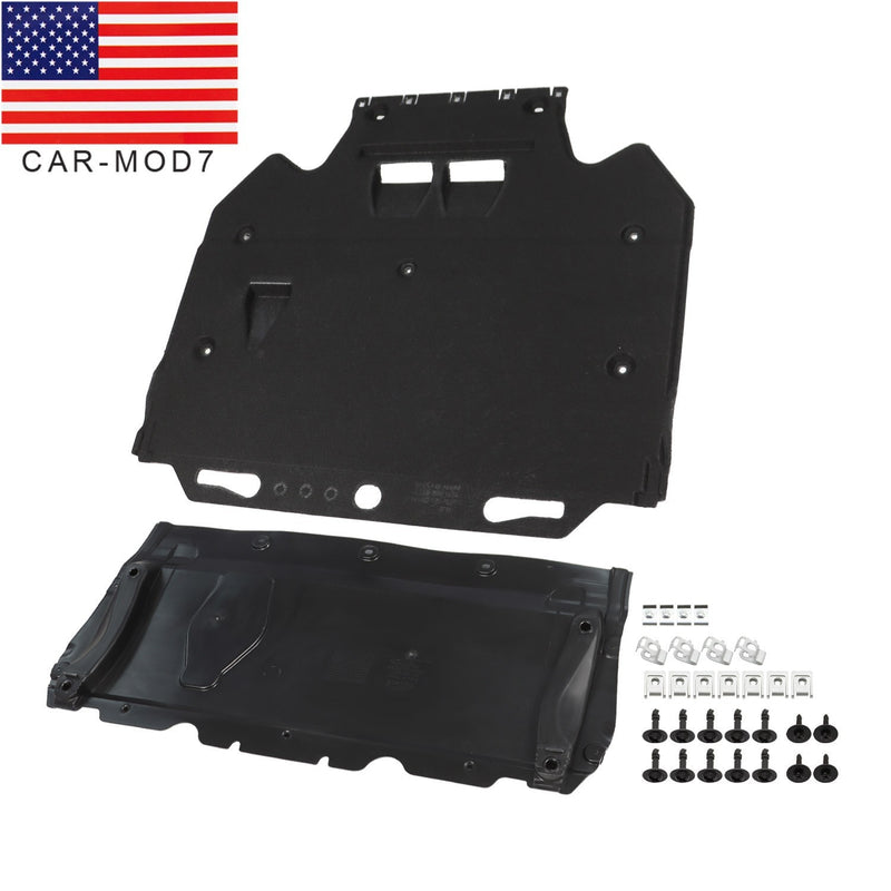 DURAFORCE Radiator Support Cover Splash Guards Clips for Audi A6 A7 2011-2018
