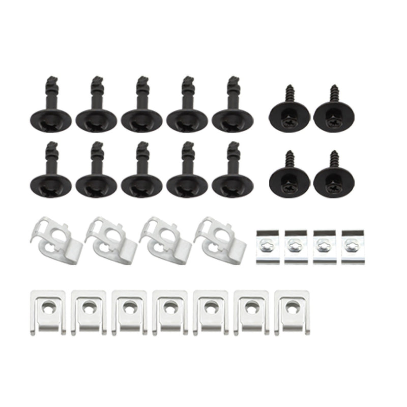 DURAFORCE Radiator Support Cover Splash Guards Clips for Audi A6 A7 2011-2018