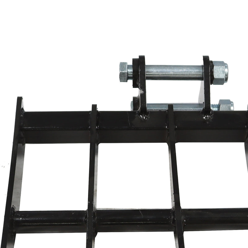 DURAFORCE Mini Excavator Rake Attachment 1-1.5 Ton Digger USA In Stock