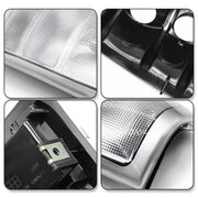 DURAFORCE Rare Clear Euro Rear Tail Lights Set for 99-02 Chevy Silverado GMC Sierra