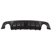 DURAFORCE Glossy Black Rear Bumper Diffuser Lip w/ Brake LED for 2018-2023 Infiniti Q50