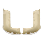 DURAFORCE Toyota Tacoma Rear Bumper End Cap White Set Pair 2016-2024 No Sensor Hole