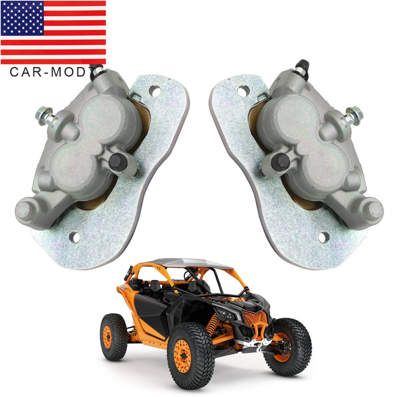 DURAFORCE Rear Left & Right Brake Calipers with Sintered Pads for Can-Am Maverick X3 2017-