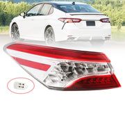 DURAFORCE Toyota Camry 2018-2020 Rear Left LED Tail Light Outer Lamp Driver Side