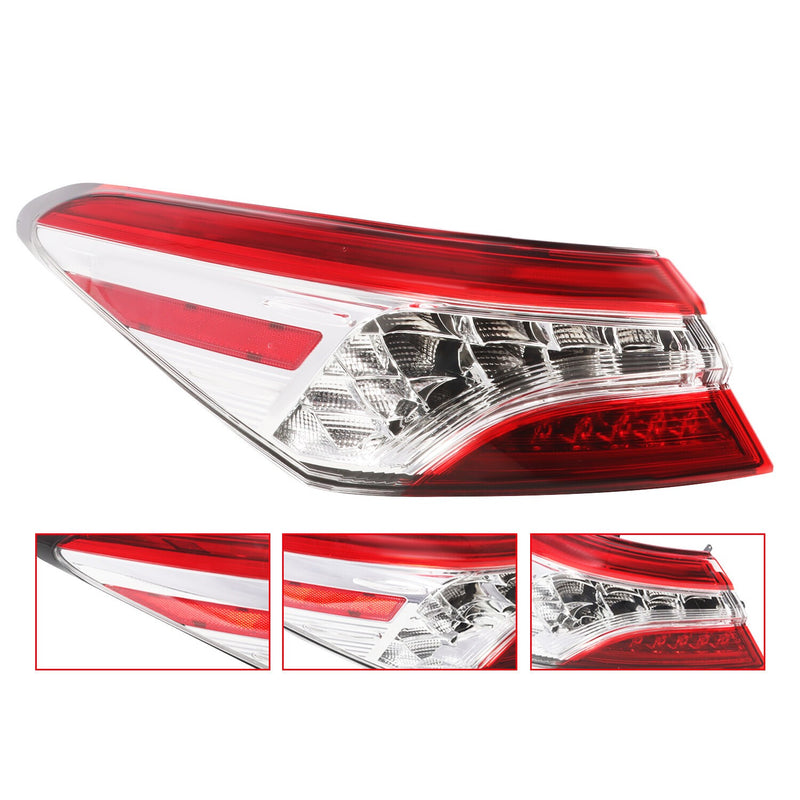 DURAFORCE Toyota Camry 2018-2020 Rear Left LED Tail Light Outer Lamp Driver Side