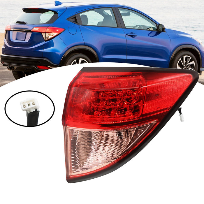 DURAFORCE 2016-2018 Honda HRV Rear Right Tail Light Brake Parking Lamp Replacement