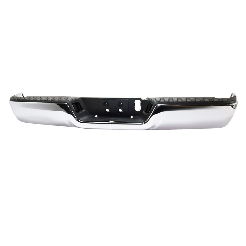 DURAFORCE Chrome Rear Step Bumper Face Bars w/o Park Holes for Ram 2500 3500 2013-2018
