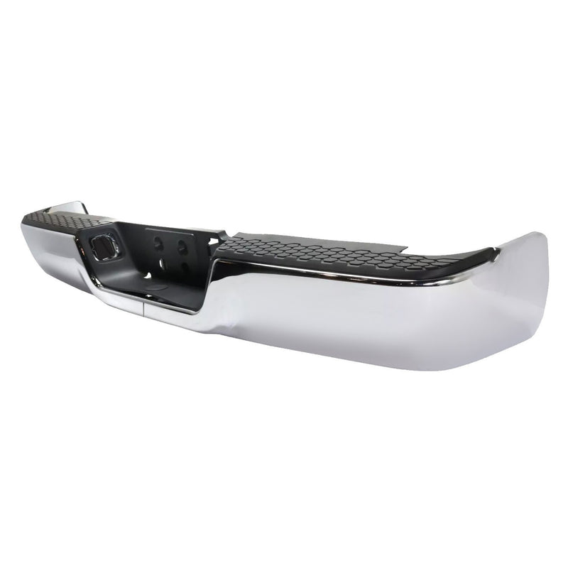 DURAFORCE Chrome Rear Step Bumper Face Bars w/o Park Holes for Ram 2500 3500 2013-2018