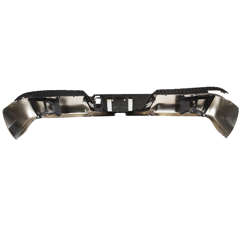 DURAFORCE Chrome Rear Step Bumper Face Bars w/o Park Holes for Ram 2500 3500 2013-2018