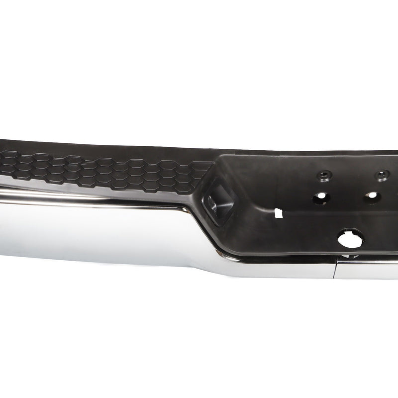 DURAFORCE Chrome Rear Step Bumper Face Bars w/o Park Holes for Ram 2500 3500 2013-2018