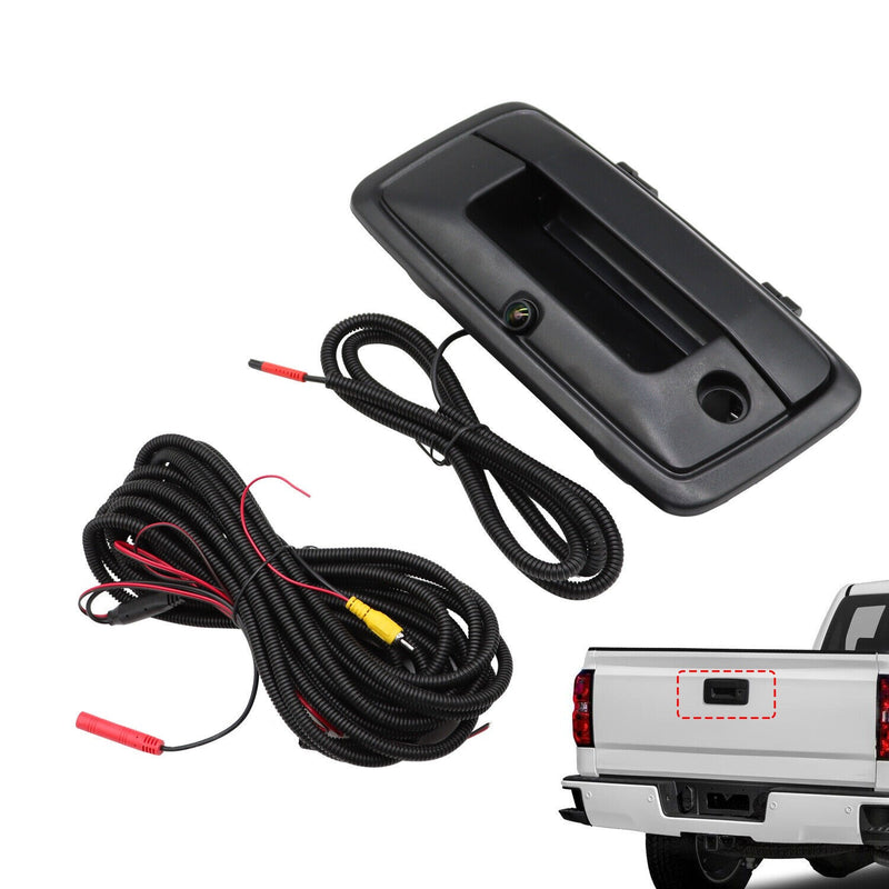 DURAFORCE Backup Tailgate Handle Camera for Silverado Sierra Colorado Canyon Rear View