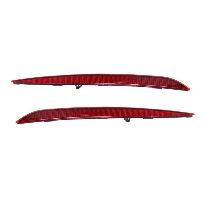 DURAFORCE 2020-22 Tesla Model Y Red Rear Bumper Reflector Marker Left & Right Pair
