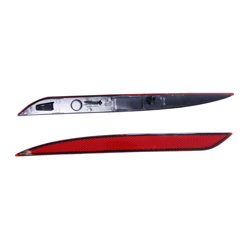 DURAFORCE 2020-22 Tesla Model Y Red Rear Bumper Reflector Marker Left & Right Pair