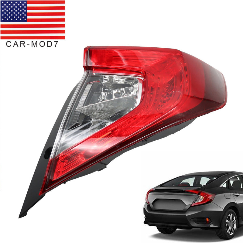 DURAFORCE RH Rear Tail Light Passenger Side 2016-2021 Honda Civic Sedan