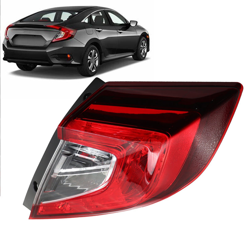 DURAFORCE RH Rear Tail Light Passenger Side 2016-2021 Honda Civic Sedan