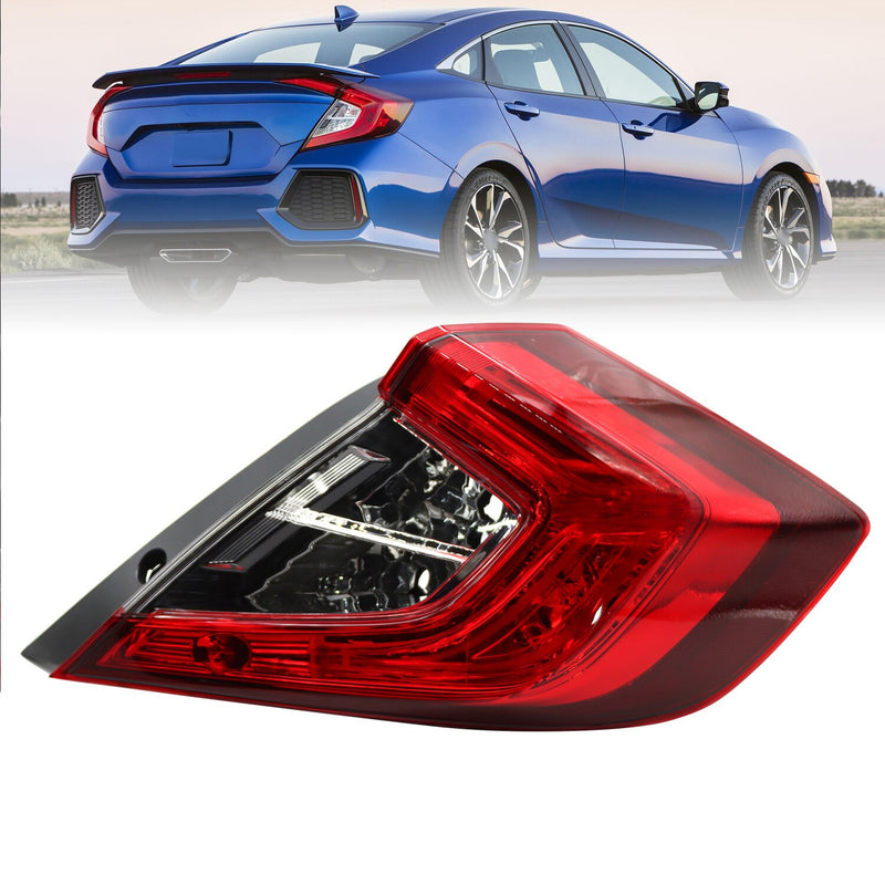 DURAFORCE RH Rear Tail Light Passenger Side 2016-2021 Honda Civic Sedan
