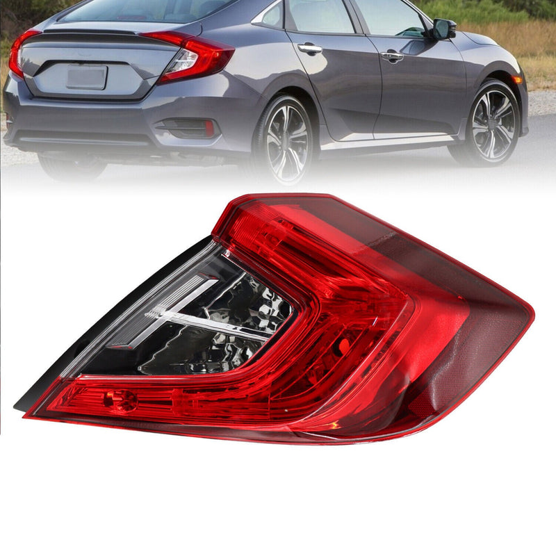 DURAFORCE RH Rear Tail Light Passenger Side 2016-2021 Honda Civic Sedan