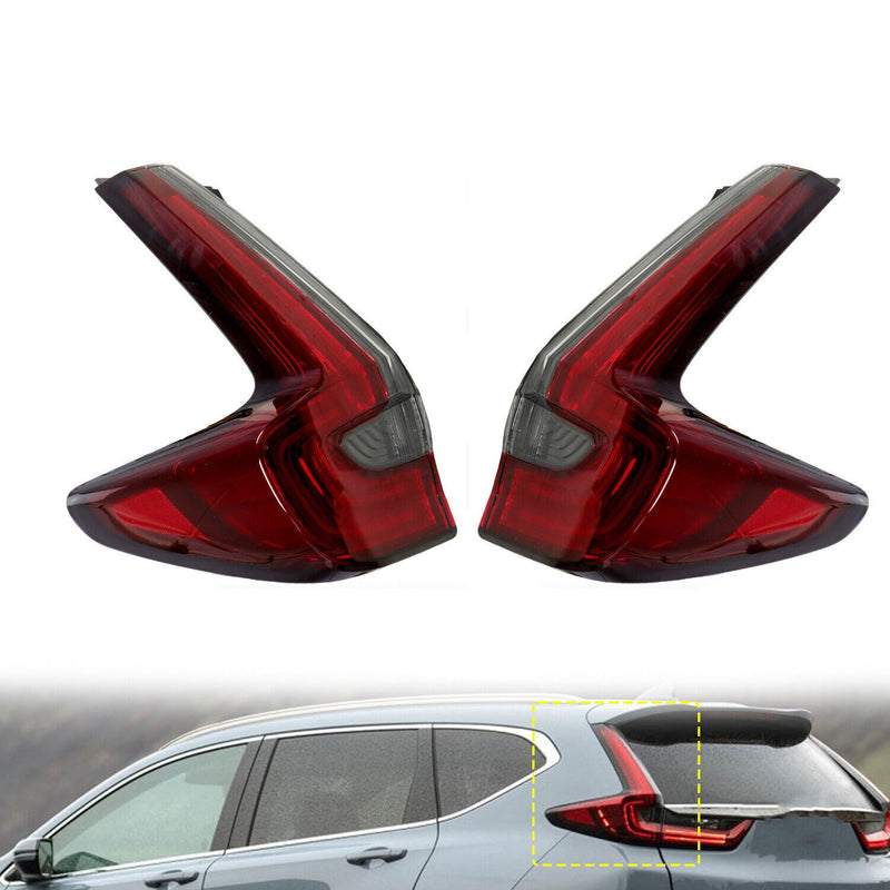 DURAFORCE RH+LH LED Tail Lights for 2020-2022 Honda CR-V Rear Lamp Assembly Outer Set