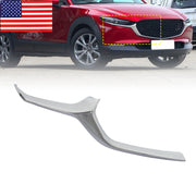 DURAFORCE Chrome Right Front Bumper Molding Upper Grille Trim for Mazda CX-30 2020-23