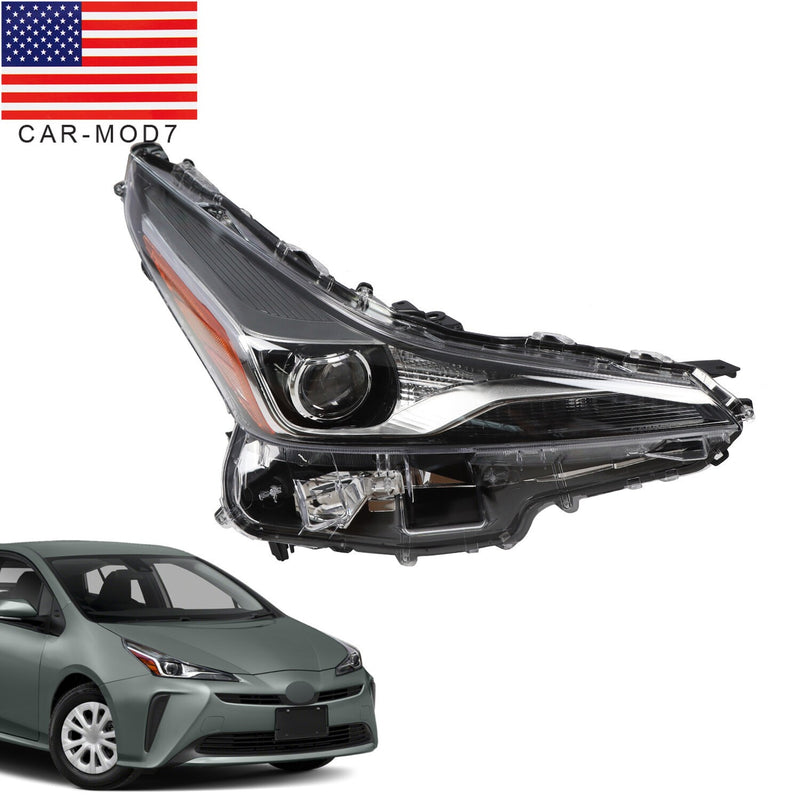 DURAFORCE Right Headlight Assembly Passenger Side 2019-2022 Toyota Prius TO2502280