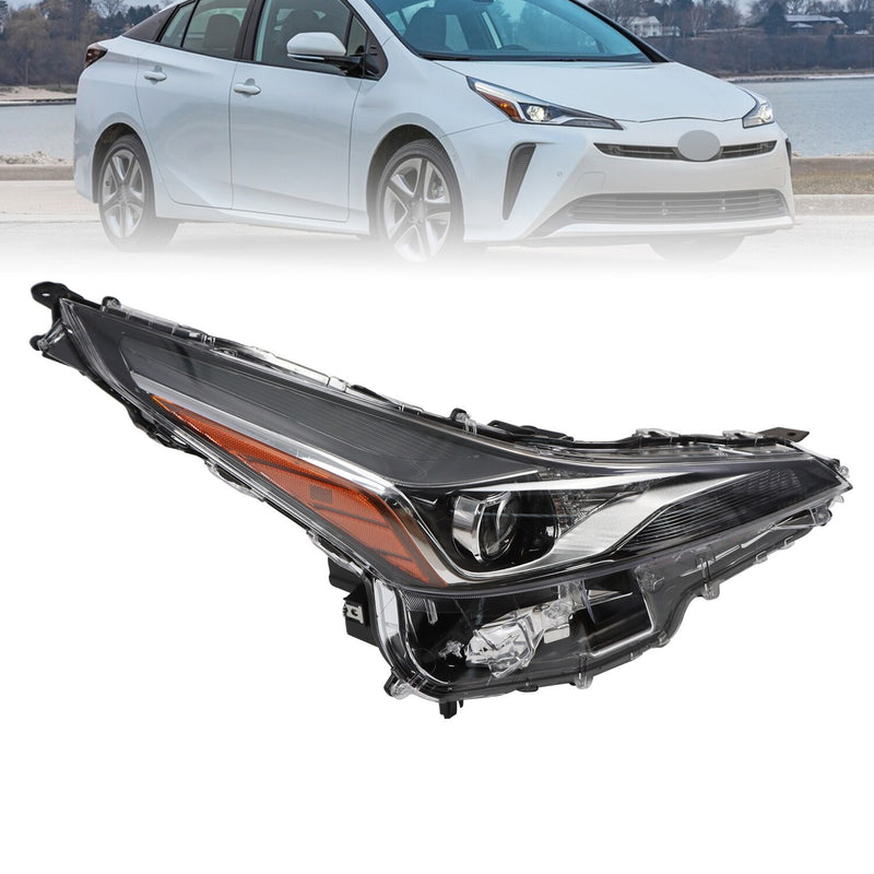 DURAFORCE Right Headlight Assembly Passenger Side 2019-2022 Toyota Prius TO2502280