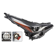 DURAFORCE Right Headlight Assembly Passenger Side 2019-2022 Toyota Prius TO2502280