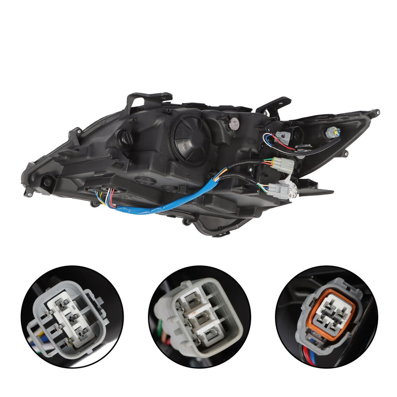 DURAFORCE Right Passenger Headlight 2016-2018 Lexus ES350 ES300H Halogen Projector Lens