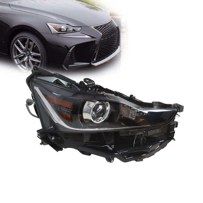 DURAFORCE Right Passenger LED Headlight 81145-53810 for 2017-2020 Lexus IS300 IS350