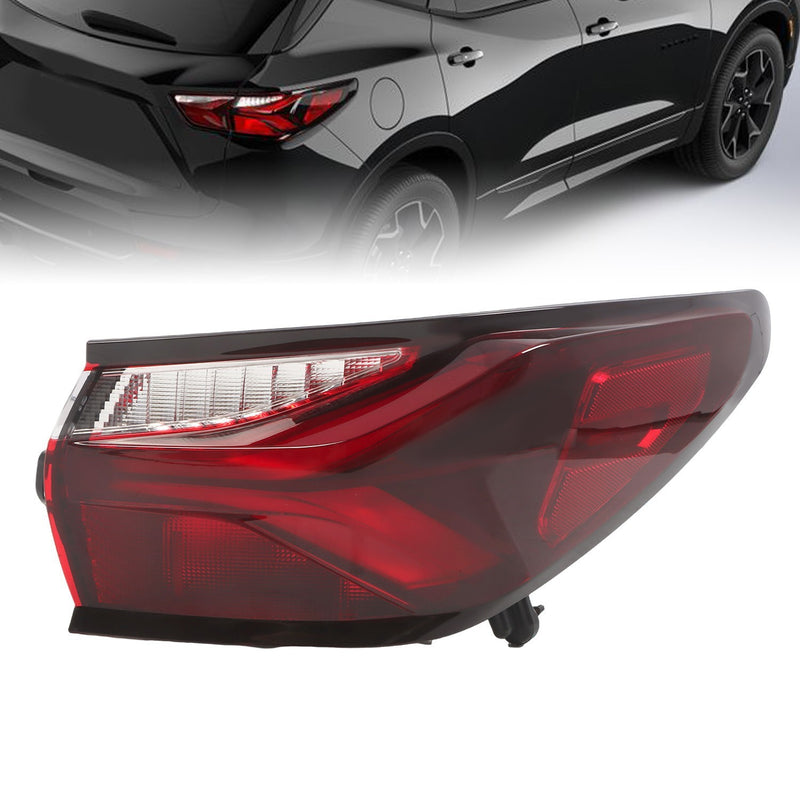 DURAFORCE Right Rear LED Tail Light Brake Lamp for 2019-2022 Chevy Blazer Outer Side