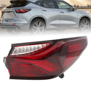 DURAFORCE Right Rear LED Tail Light Brake Lamp for 2019-2022 Chevy Blazer Outer Side