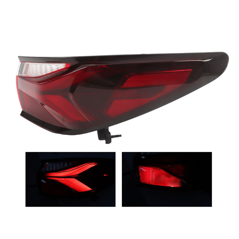 DURAFORCE Right Rear LED Tail Light Brake Lamp for 2019-2022 Chevy Blazer Outer Side