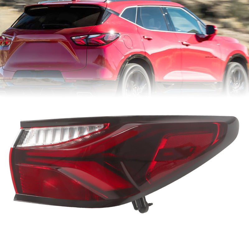 DURAFORCE Right Rear LED Tail Light Brake Lamp for 2019-2022 Chevy Blazer Outer Side