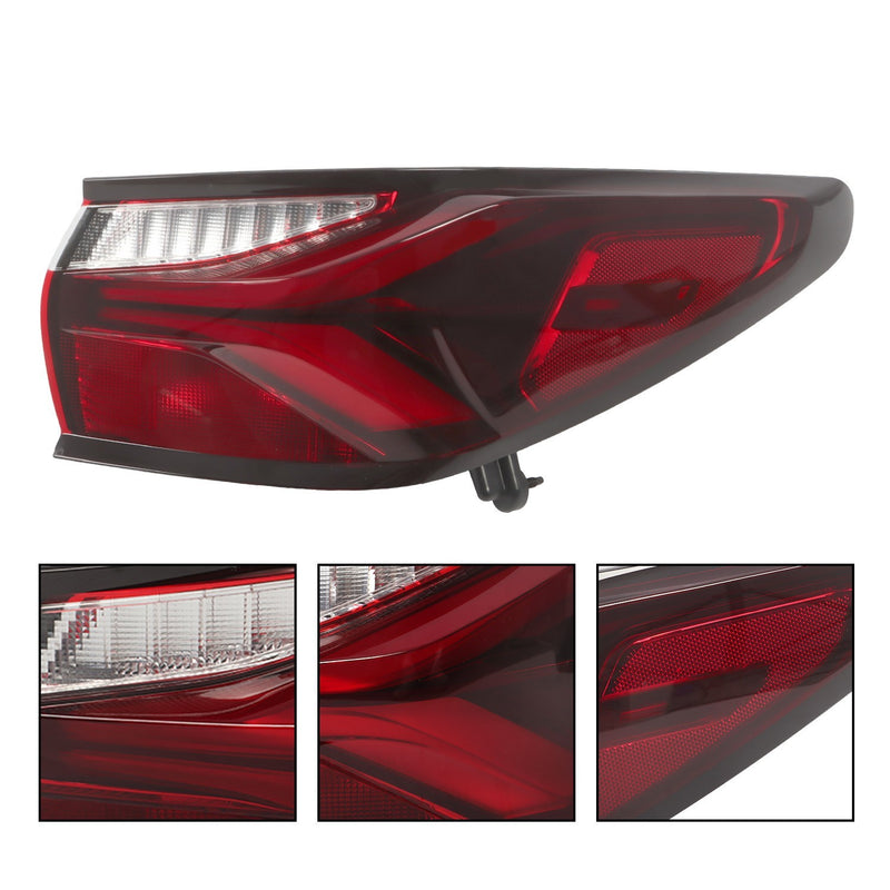 DURAFORCE Right Rear LED Tail Light Brake Lamp for 2019-2022 Chevy Blazer Outer Side