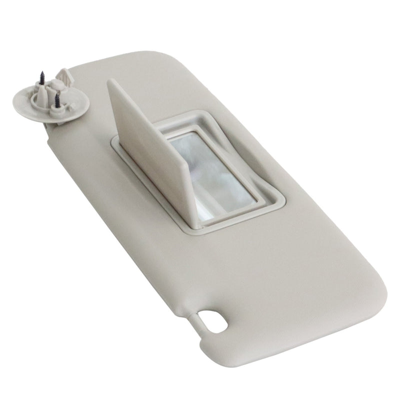 DURAFORCE Right Passenger RH Sun Visor Gray for Chevrolet Sonic 2012-22 & Spark 2011-22
