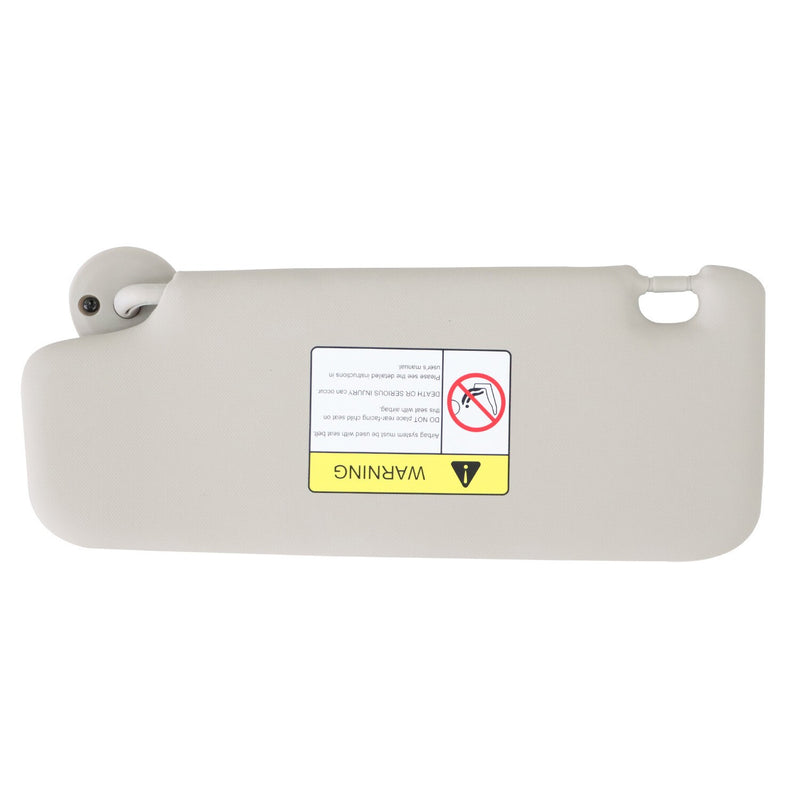 DURAFORCE Right Passenger RH Sun Visor Gray for Chevrolet Sonic 2012-22 & Spark 2011-22