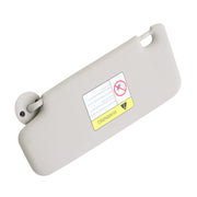 DURAFORCE Right Passenger RH Sun Visor Gray for Chevrolet Sonic 2012-22 & Spark 2011-22