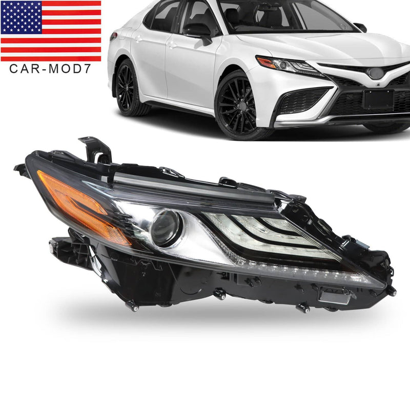 DURAFORCE Right LED Headlight Passenger Side 2021-2022 Toyota Camry XSE XLE
