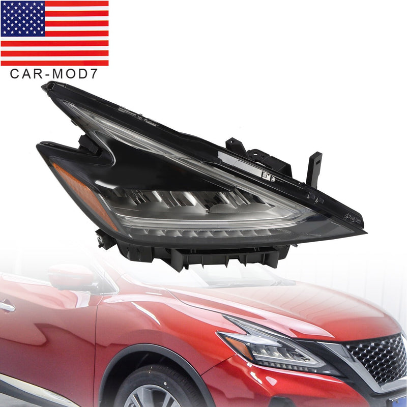 DURAFORCE Right LED Headlight Passenger Side for Nissan Murano 2019-2021 260109UF0D