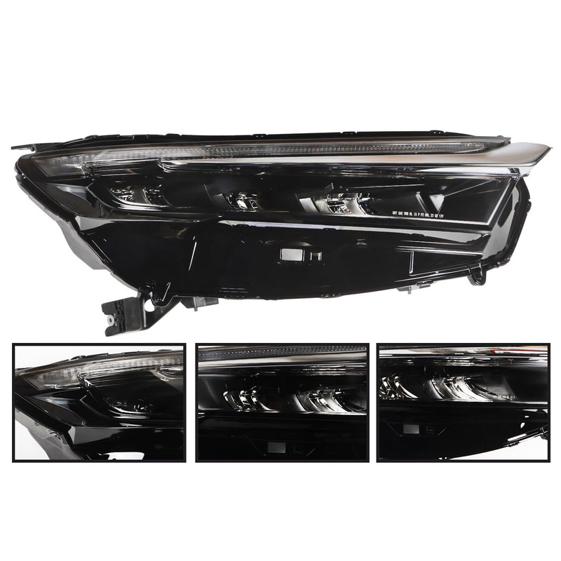 DURAFORCE 2023-2024 Honda CRV Right LED Headlight with Electroplated Trim Headlamp