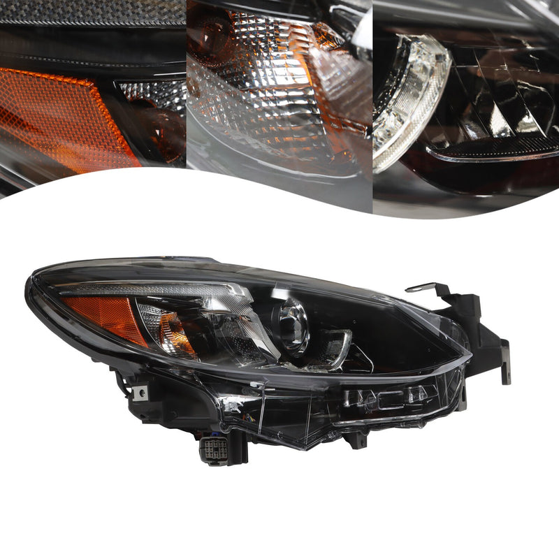 DURAFORCE Right Side LED Headlight w/ AFS for 2016-2017 Mazda 6 GMN3-51-031D