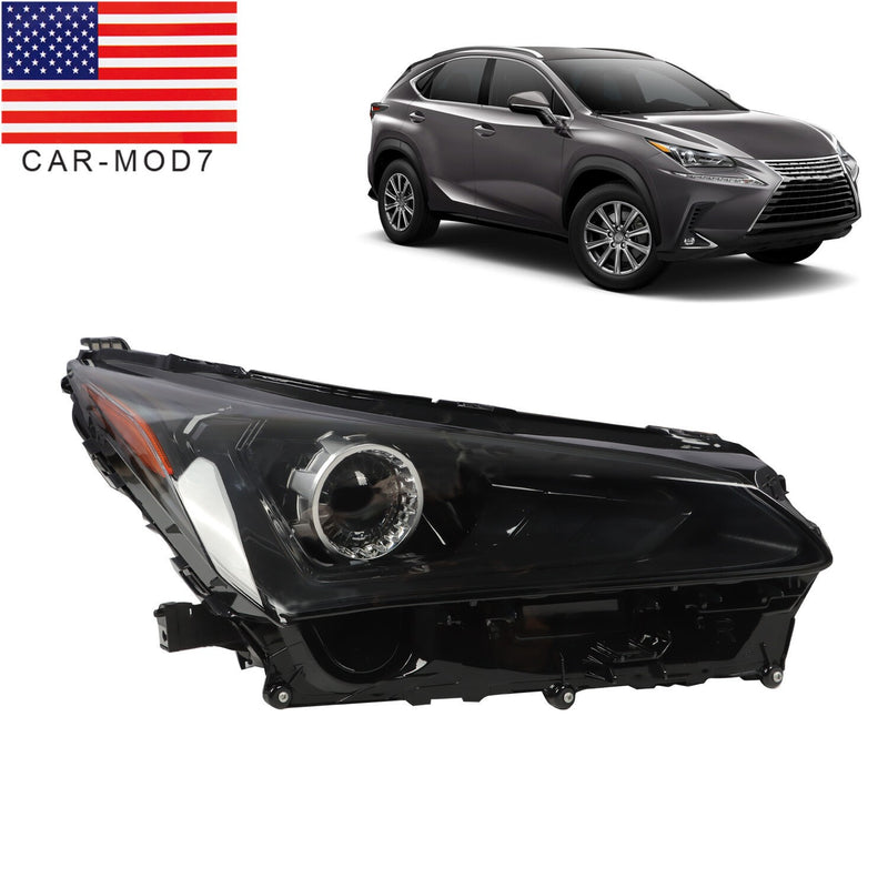 DURAFORCE Right Side LED Headlight for 2018-2021 Lexus NX300 NX300h Headlamp