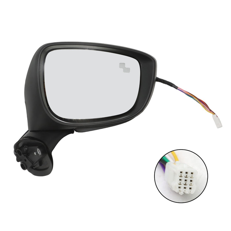 DURAFORCE Right Side Mirror 2015-2016 Mazda CX-5 Signal BSM Power Fold 9-Pin