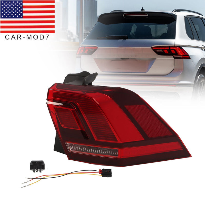 DURAFORCE Right Tail Light Outer Rear Brake Lamp for Volkswagen Tiguan 2018-2023