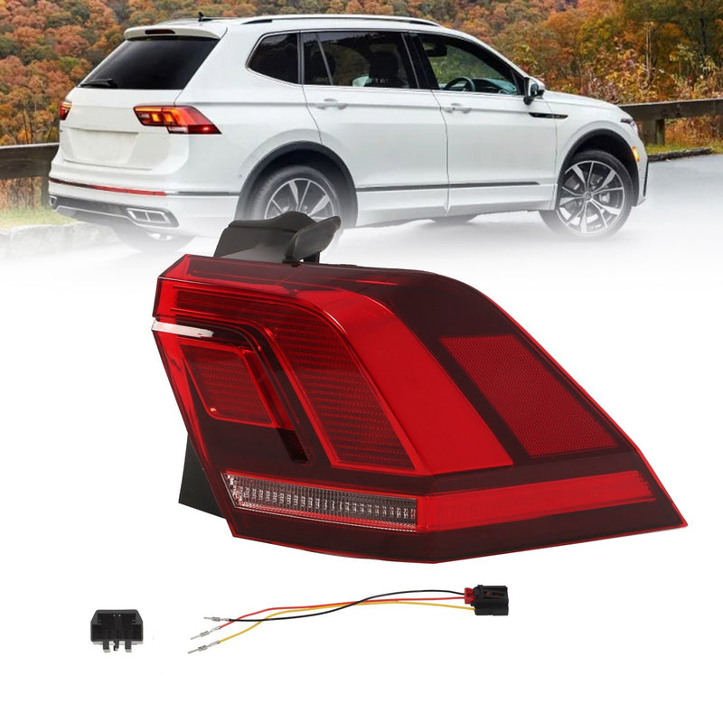 DURAFORCE Right Tail Light Outer Rear Brake Lamp for Volkswagen Tiguan 2018-2023