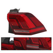 DURAFORCE Right Tail Light Outer Rear Brake Lamp for Volkswagen Tiguan 2018-2023