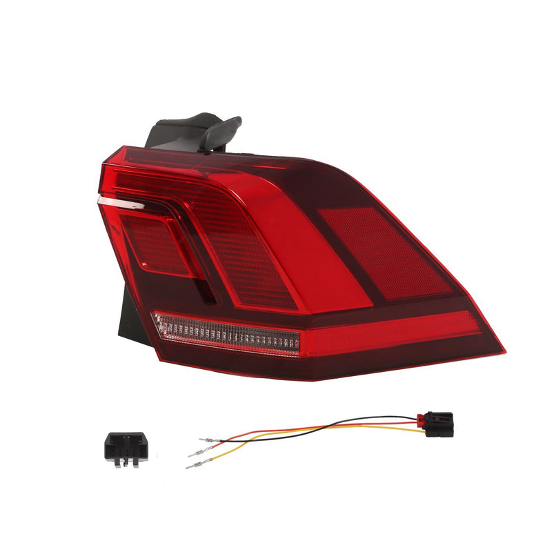 DURAFORCE Right Tail Light Outer Rear Brake Lamp for Volkswagen Tiguan 2018-2023