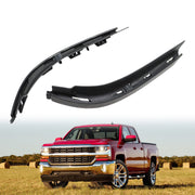 DURAFORCE Set of 2 Left & Right Bumper Fillers for Chevy Silverado 1500 2016-2018